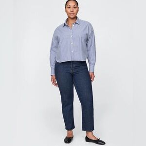 GAP High Rise Cheeky Straight Jeans Button Fly - 35 (20R)